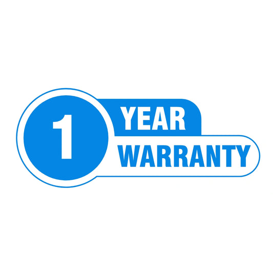 1 Year Warranty - Risk-free coverage